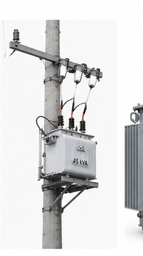 Subestación Eléctrica Tipo Poste 45 kVA