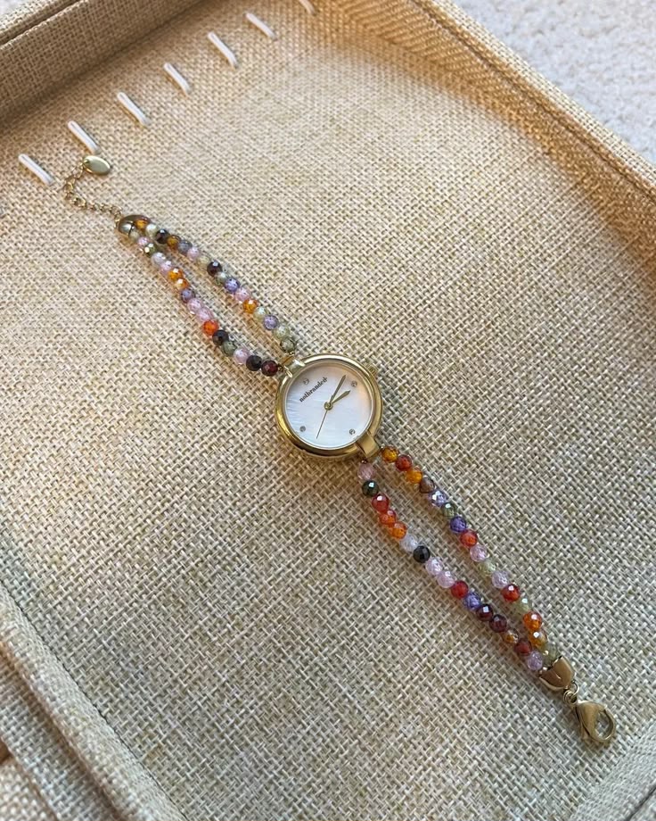 Reloj Pulsera Cristal Multicolor