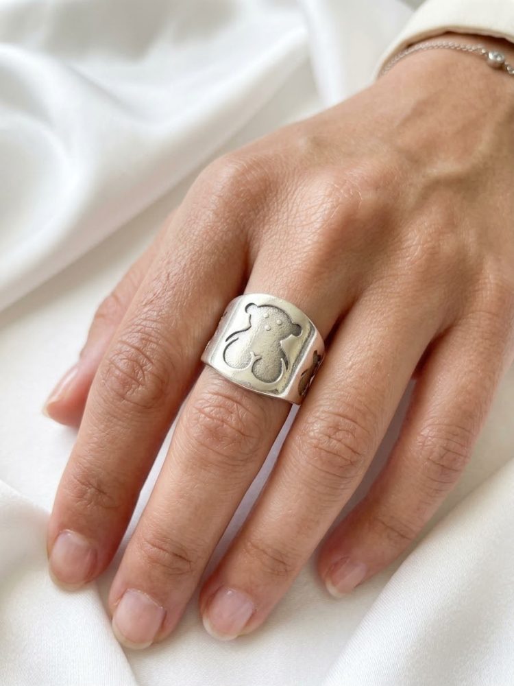 Anillo Sello Osito