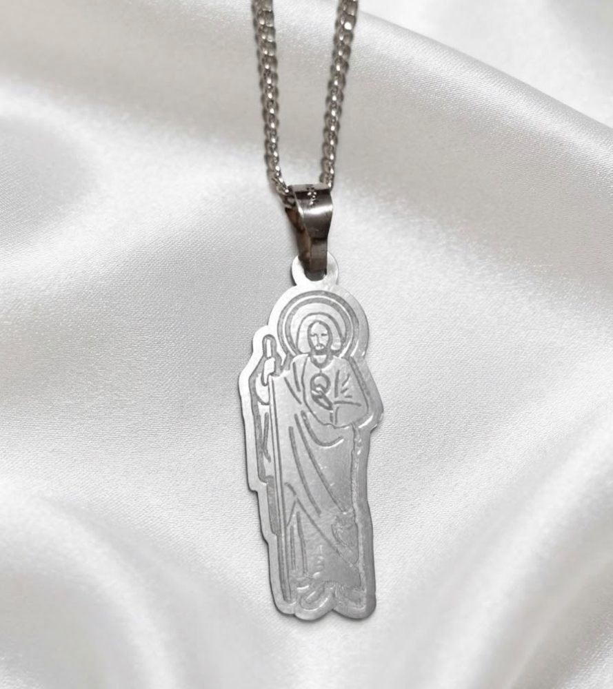 Dije San Judas Tadeo Placa Silueteada