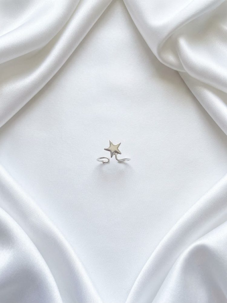 Anillo Ajustable Estrella Lisa