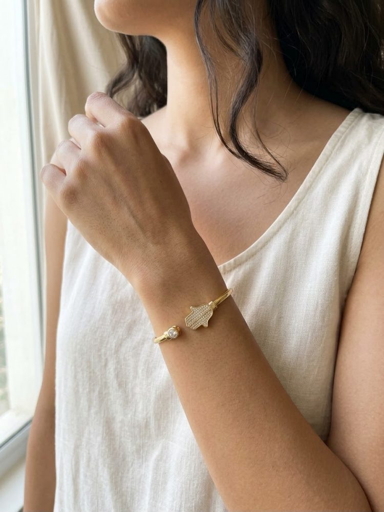 Pulsera Brazalete Mano de Fátima