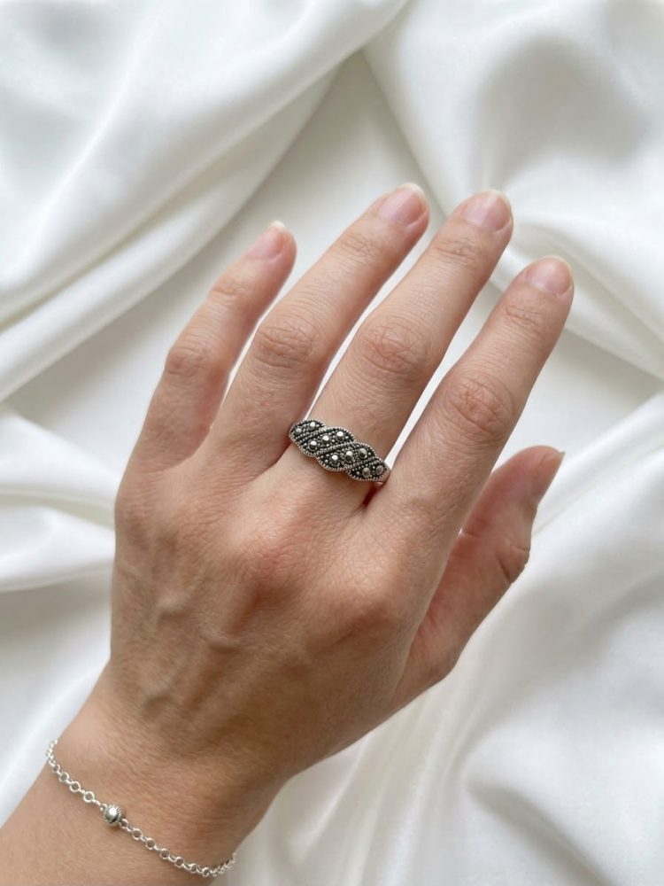 Anillo Vintage Marcasita