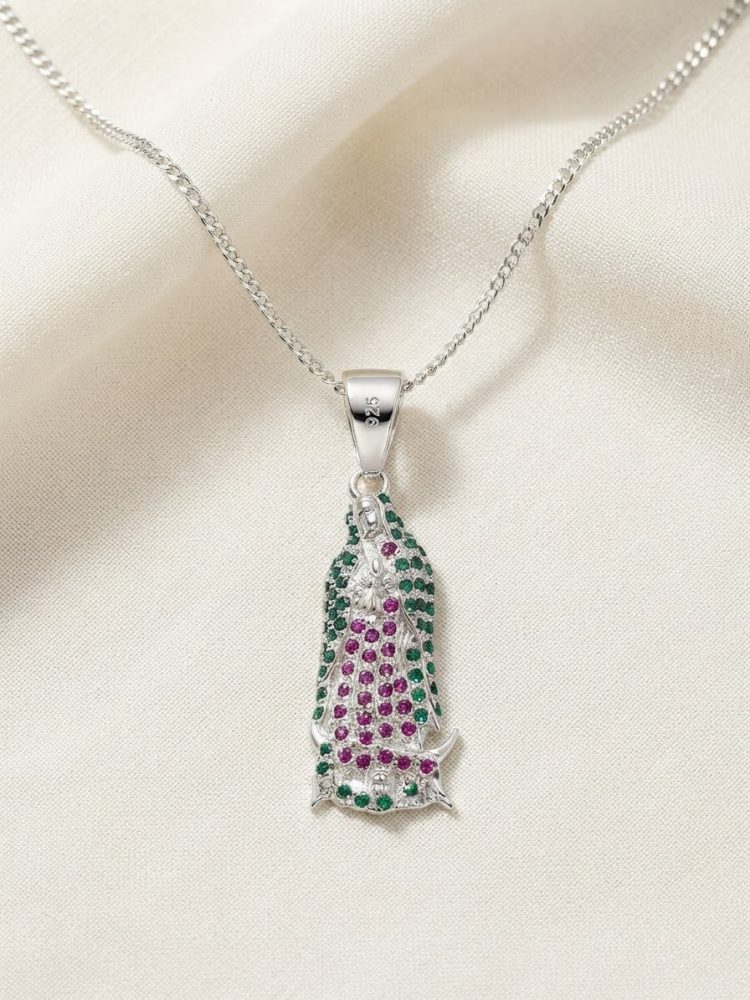 Dije Virgen de Guadalupe Multicolor