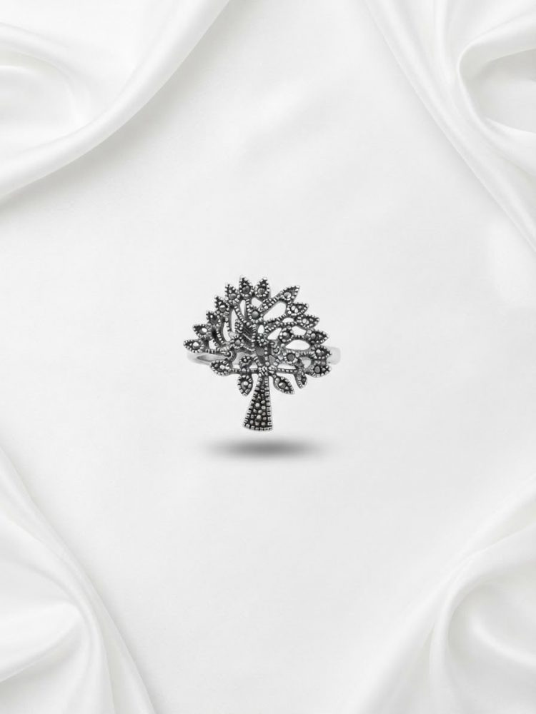Anillo Árbol de la Vida con Marquesita
