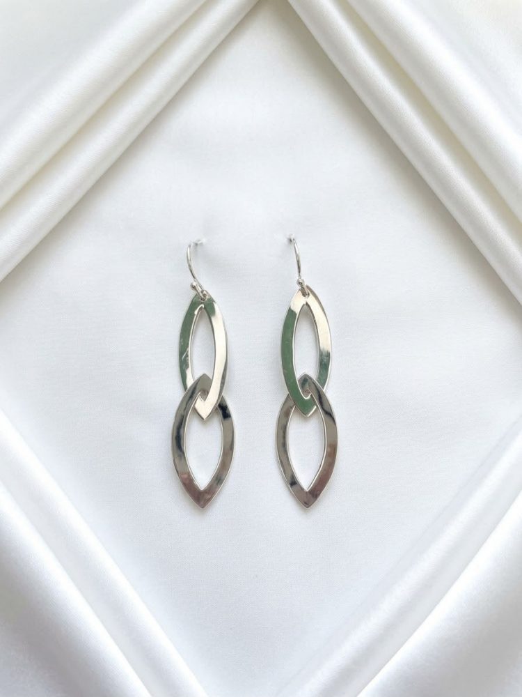 Aretes Colgantes Marquesa Doble