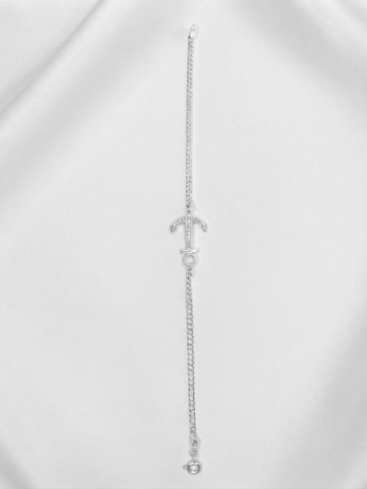 Pulsera Ancla con Circonias