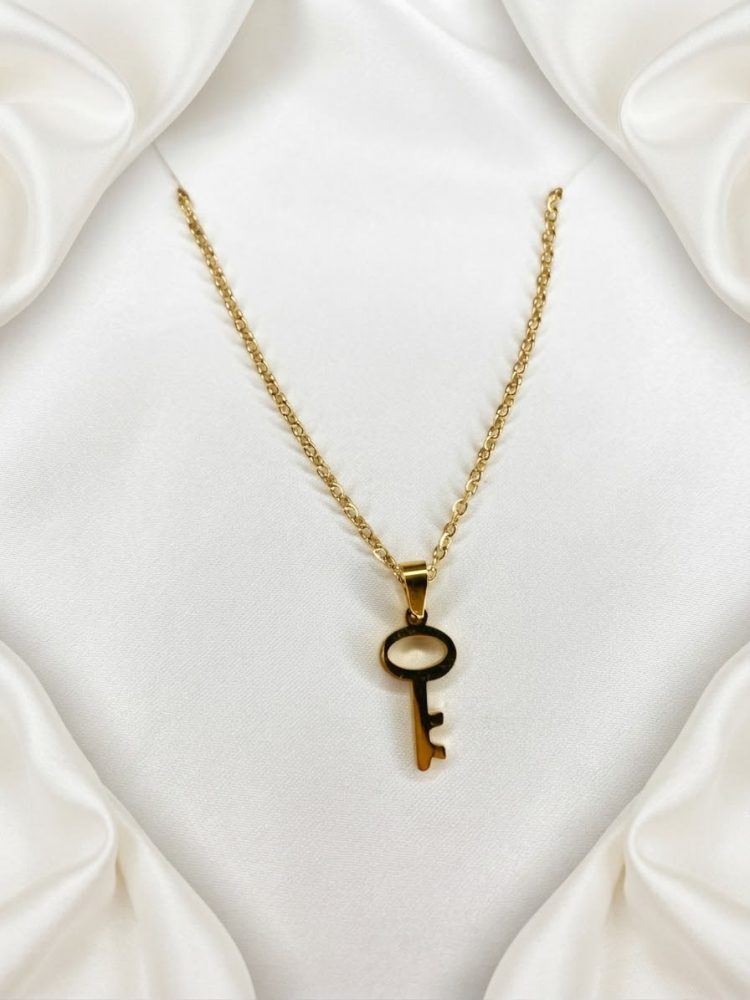 Collar Dije Llave Ovalada