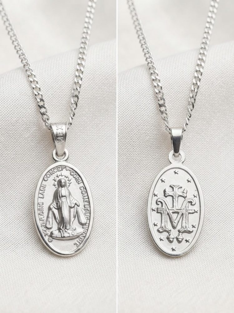 Dije Ovalado Virgen Milagrosa