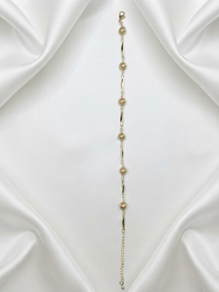 Pulsera con Biseles Dorados