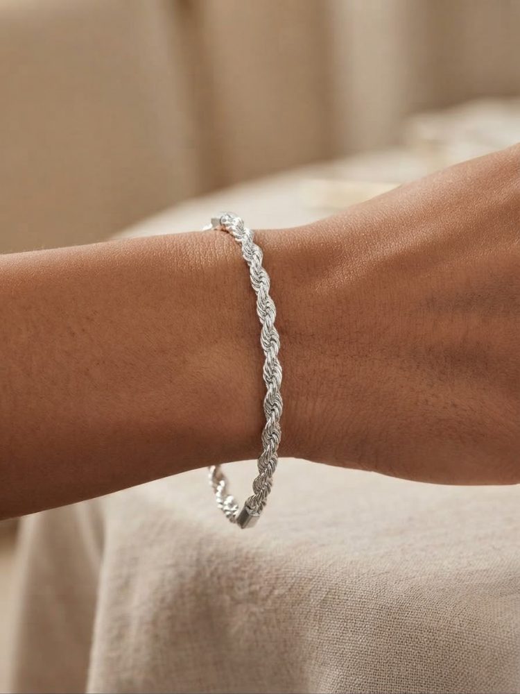 Pulsera de Eslabón Tejido Salomónico